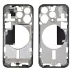 iPhone 15 Pro Middle Frame Bezel + Side Keys & Card Tray US (Black) - 1