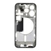 iPhone 15 Pro Middle Frame Bezel + Side Keys & Card Tray US (Black) - 2