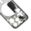 iPhone 15 Pro Middle Frame Bezel + Side Keys & Card Tray US (Black) - 4