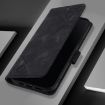 Samsung Galaxy A07 4G Black Embossed Leather Phone Case Skin-feel - 3