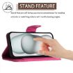 Realme V70/14x/C75 5G Rhombic Flip Leather Case with Lanyard Rose Red - 3