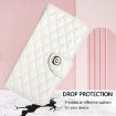 Realme V70/14x/C75 5G White Rhombic Texture Flip Leather Case with Lanyard - 6
