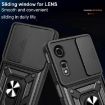 ZTE nubia Neo 2 Green Phone Case with Sliding Camera Cover TPU+PC - 5