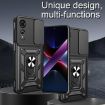 ZTE nubia Neo 2 Gold Phone Case with Sliding Camera Cover TPU+PC - 2