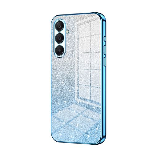 Samsung Galaxy A26 Blue Gradient Glitter Electroplated Phone Case - 1