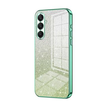 Samsung Galaxy A26 Green Gradient Glitter Electroplated Phone Case - 1