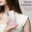Samsung Galaxy A07 Glitter Gradient Electroplated Phone Case - Transparent - 3