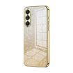 Samsung Galaxy A17 Gold Gradient Glitter Electroplated Phone Case - 1