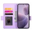 Redmi K80/K80 Pro Purple Magnetic Frosted Leather Phone Case - 4