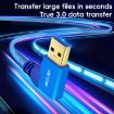 USB 3.0 Female to Male Right Elbow Extension Cable 1m for Devices - 2
