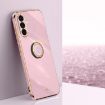 Samsung Galaxy A56 5G XINLI 6D Electroplate TPU Case with Ring Holder - 1