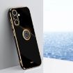 Samsung Galaxy A56 5G XINLI 6D Electroplate TPU Case with Ring Holder - 1