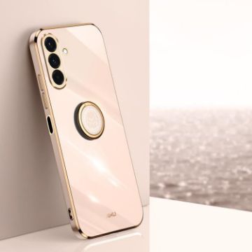 Samsung Galaxy A26 5G XINLI 6D Electroplate TPU Case with Ring Holder - 1