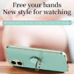 Samsung Galaxy A07 5G Mint Green 6D Electroplate TPU Case with Ring Holder - 4