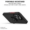 For Honor 400 Global 156.5mm Q Shadow 1 TPU PC Case with Ring Blue - 4