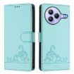 Xiaomi Civi 5 Pro 5G Cat Rat Embossed RFID Leather Case with Lanyard - 2