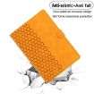 Samsung Galaxy Tab A8 10.5 2021 X205 Yellow Honeycomb Leather Case - 5
