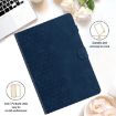 Samsung Galaxy Tab A8 10.5 2021 X205 Blue Honeycomb Leather Case - 2