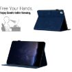 Samsung Galaxy Tab A7 2020 T500 Blue Honeycomb Leather Tablet Case - 4