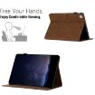 Samsung Galaxy Tab A7 2020 T500 Honeycomb Leather Case Brown - 4