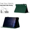 Samsung Galaxy Tab A7 2020 T500 Green Honeycomb Leather Case - 4