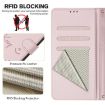 Ulefone Note 14 Pink RFID Leather Phone Case - Smile Embossing Cover - 7
