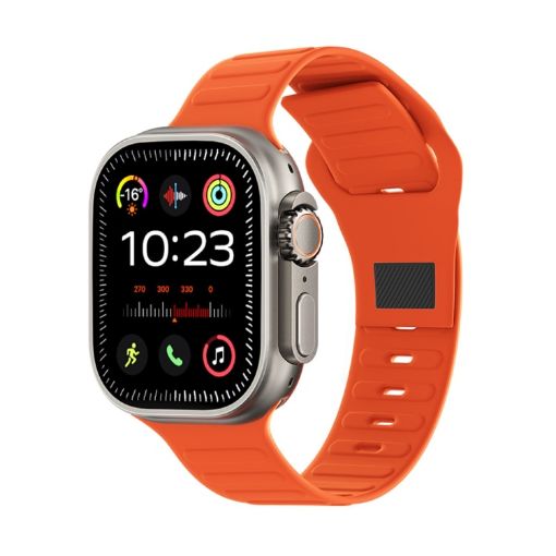 WK WH-02 Traveler Smart Watch 2.01" with Blood Oxygen Monitoring - Orange - 1