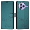 Xiaomi Civi 5 Pro 5G Peacock Green RFID Leather Phone Case - 2