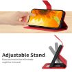 Redmi Note 14 5G Sunflower Embossed Flip Leather Case with Lanyard Red - 6