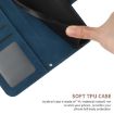 Redmi Note 14 Pro+ 5G Sun Flower Embossed Flip Leather Case Blue - 7
