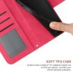 Redmi Note 14 Pro+ 5G Sunflower Embossed Flip Leather Case Rose Red - 7