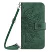 Redmi Note 14 Pro 4G Sun Flower Embossed Flip Leather Case Green - 2