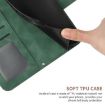 Redmi Note 14 Pro 4G Sun Flower Embossed Flip Leather Case Green - 7