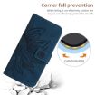 Redmi A5/Poco C71 Sunflower Embossed Flip Leather Case Inky Blue - 5
