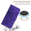Redmi A5 4G Sunflower Embossed Flip Leather Case with Lanyard - 5