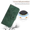 Redmi A5 4G Green Sunflower Embossed Flip Leather Case with Lanyard - 5