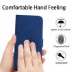Redmi A5 4G Sun Flower Embossed Flip Leather Case with Lanyard - 4