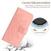 Redmi A5 4G Pink Sunflower Embossed Flip Leather Case with Lanyard - 5