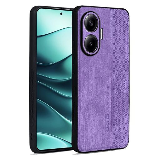 Redmi Turbo 4 Pro AZNS 3D Embossed Skin Feel Phone Case - Purple - 1