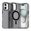 iPhone 16 Candy Magsafe PC Hybrid TPU Case - Black - 1