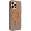 iPhone 15 Pro Max Candy Magsafe Hybrid TPU Case - Orange - 4