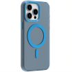 iPhone 15 Pro Max Candy Magsafe PC Hybrid TPU Case - Blue - 4