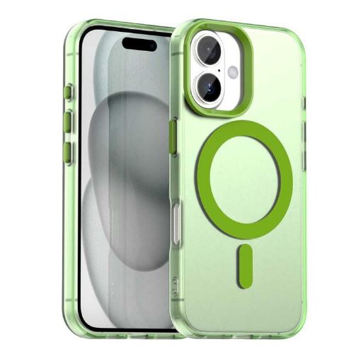 iPhone 17 Candy Magsafe PC Hybrid TPU Case - Green - 1