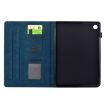 Samsung Galaxy Tab A8 10.5 2021 Cats Embossed Leather Case Dark Blue - 3