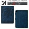 Samsung Galaxy Tab S5e/T720 Cats Embossed Leather Case - Dark Blue - 4