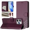 Ulefone Note 18 Ultra Violet RFID Leather Phone Case Honeycomb Design - 1