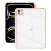 iPad Pro 13 2024 Pink Acrylic Hybrid TPU Case with Pen Slot - 1