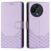 TCL 605/60 SE Light Purple Honeycomb RFID Leather Phone Case - 2