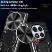Redmi Note 14 Pro 5G Silver Camshield Magnetic Holder Case - 4