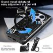 Redmi Note 14 Pro 5G Silver Camshield Magnetic Holder Case - 7